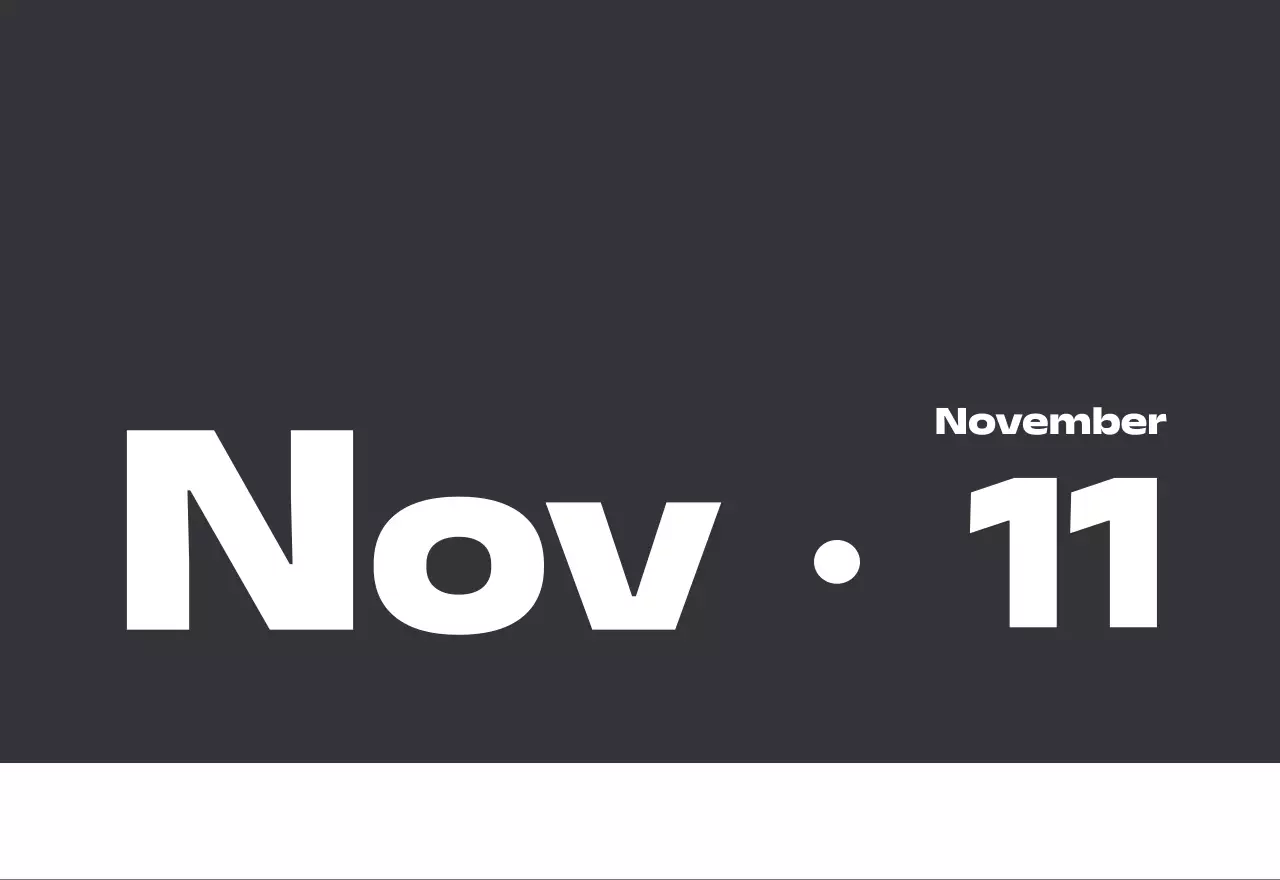 黒と白のスタイリッシュな2025年カレンダー