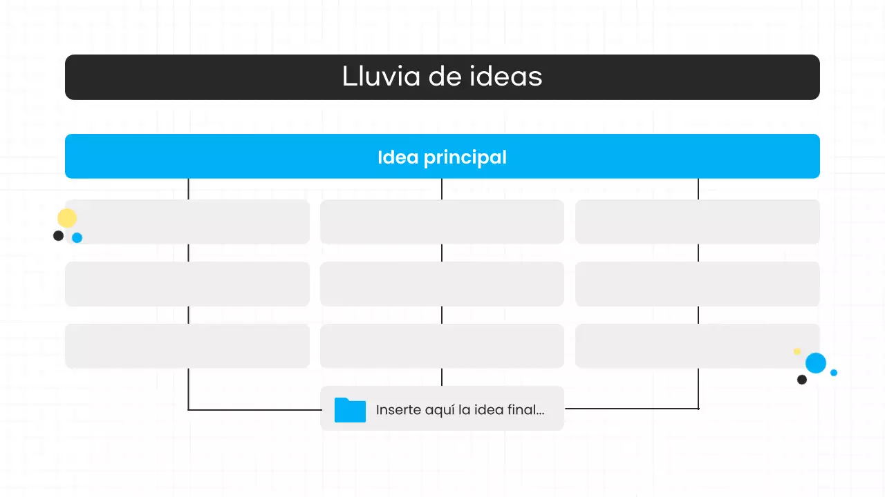 blue modern brainstorming presentation