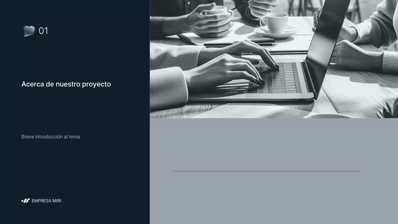 informe grey modern business