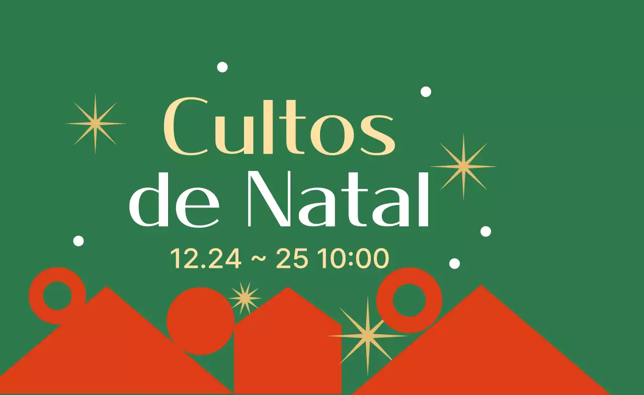 Guia do serviço de Natal verde