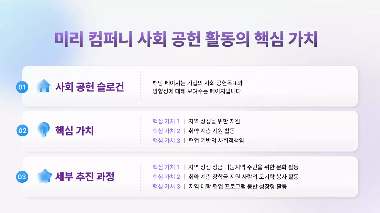 연보라 모던 사회 공헌 활동 보고서