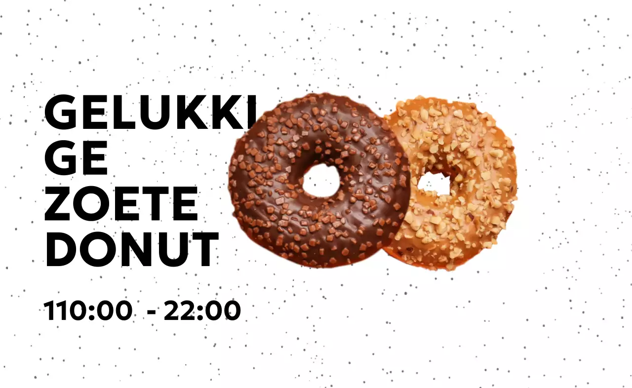 Beige eenvoudig dessert advertentie