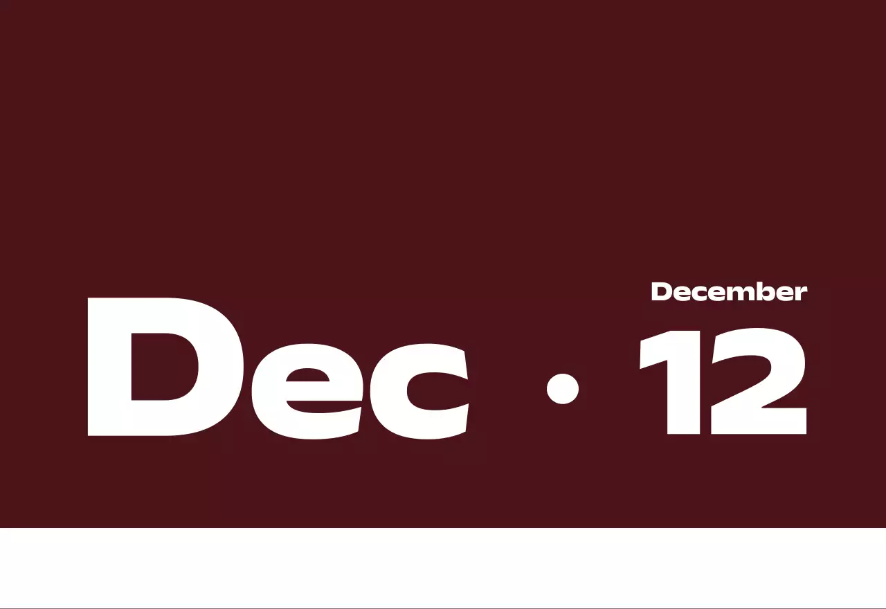 黒と白のスタイリッシュな2025年カレンダー