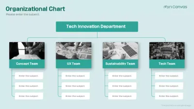Mint Professional Organizational Chart Document Infographic