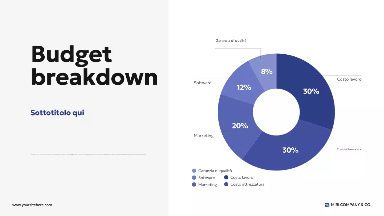 proposta commerciale moderna blu