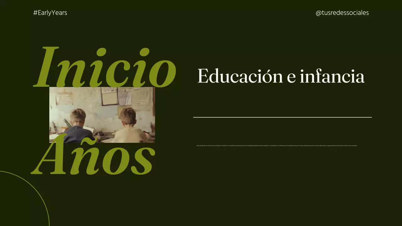 presentación de la biografía de green classic