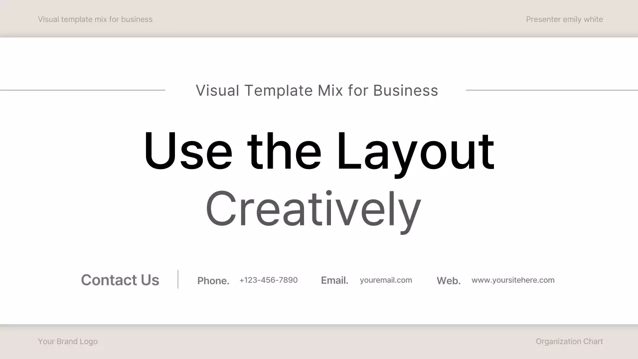 Grey Professional Organizational Template Presentation
