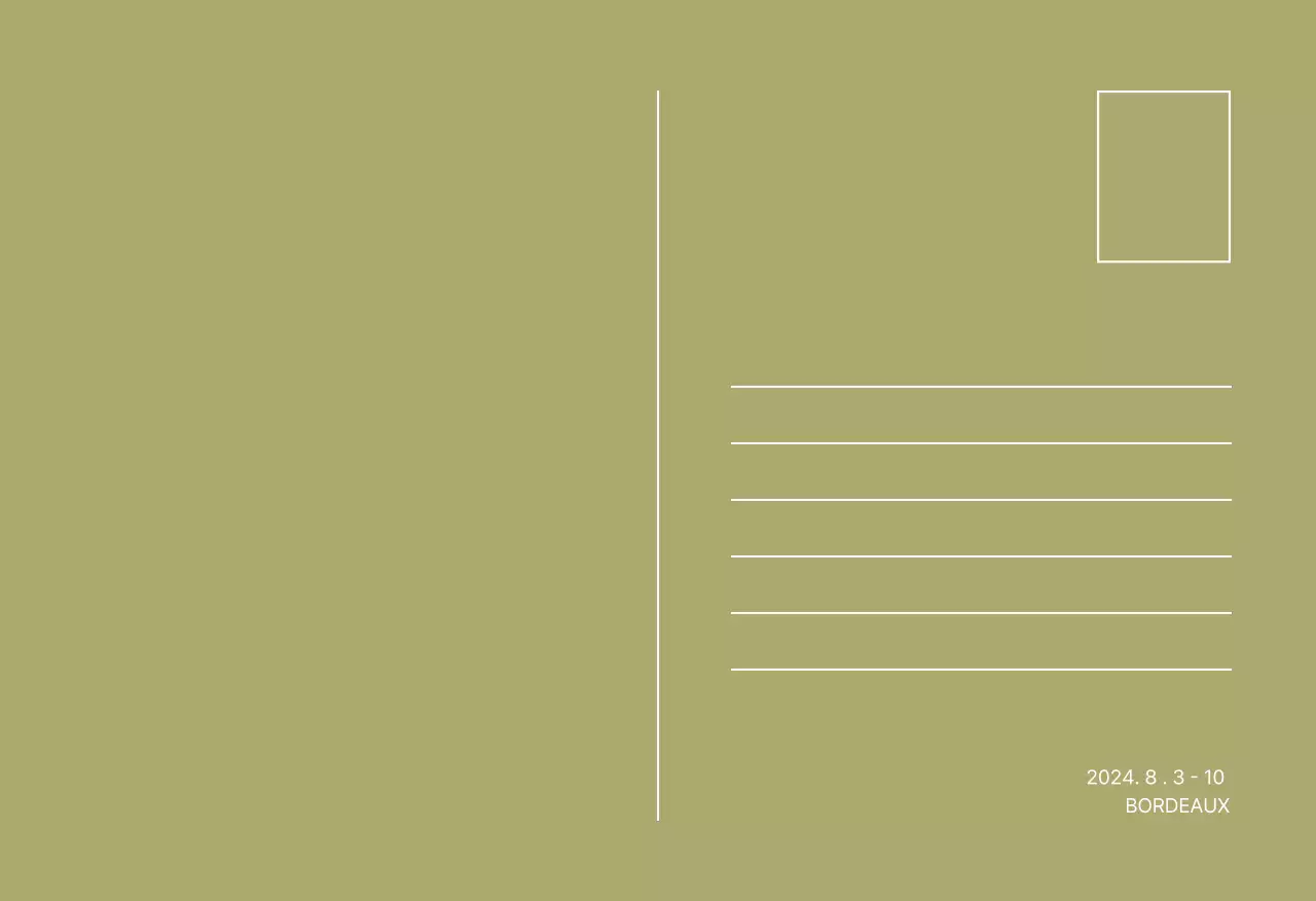 Set de cartes postales de la nature verte de l'île de Jeju