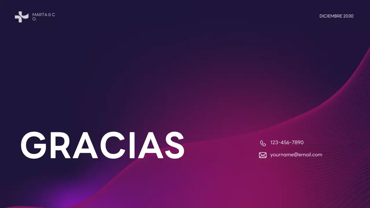 Plan de negocio Purple Modern