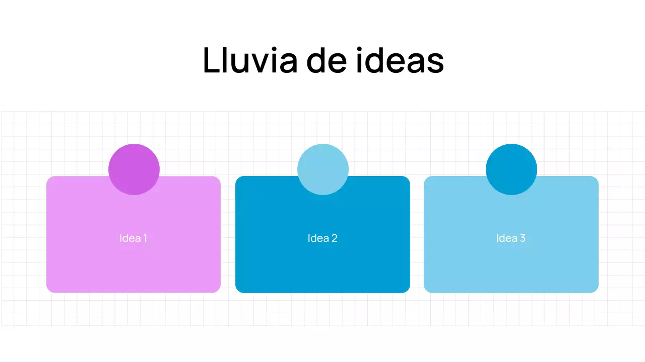 Moderna presentación digital en negrita y minimalista para lluvia de ideas