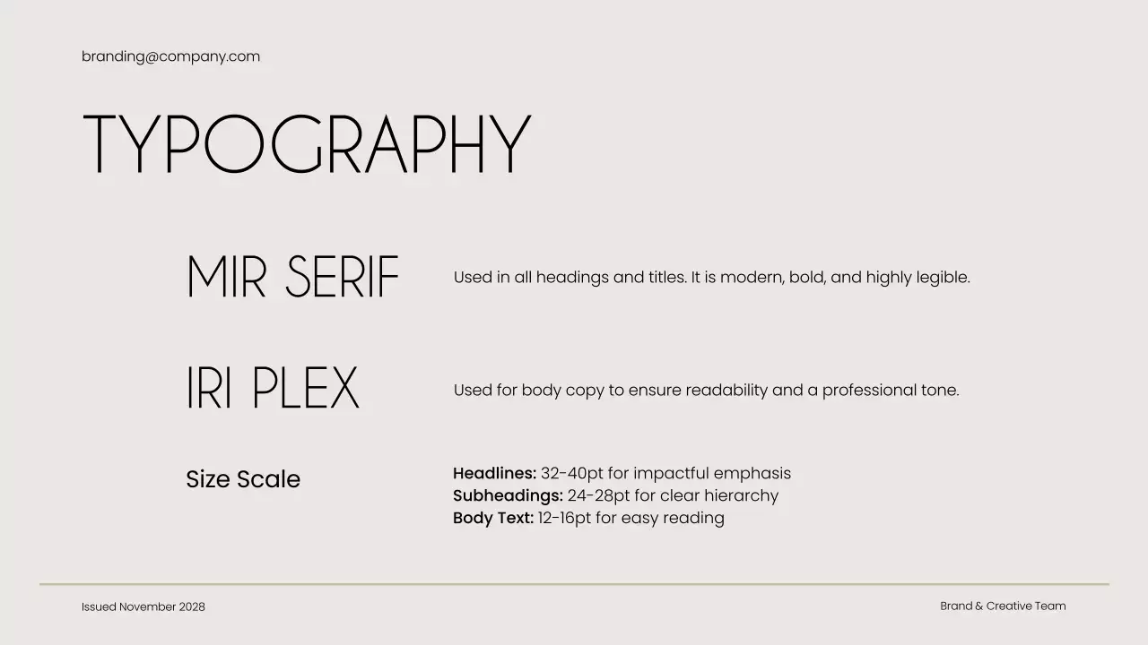 Beige Minimal Brand Guide Presentation