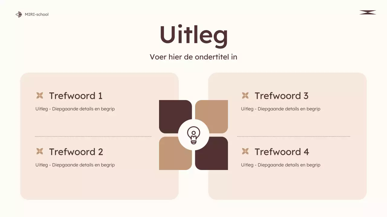 beige modern onderwijs klas