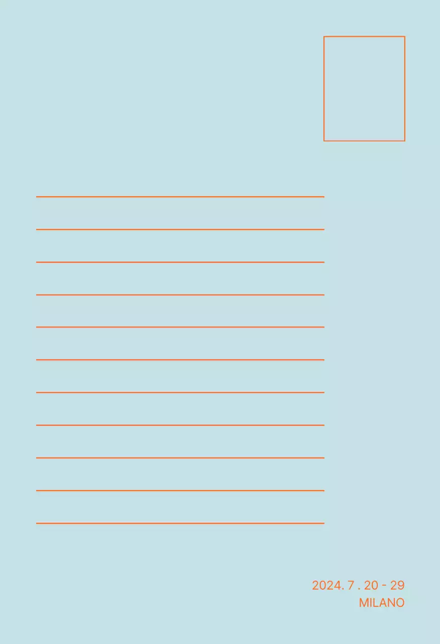 Set di cartoline di viaggio sulla natura astratta