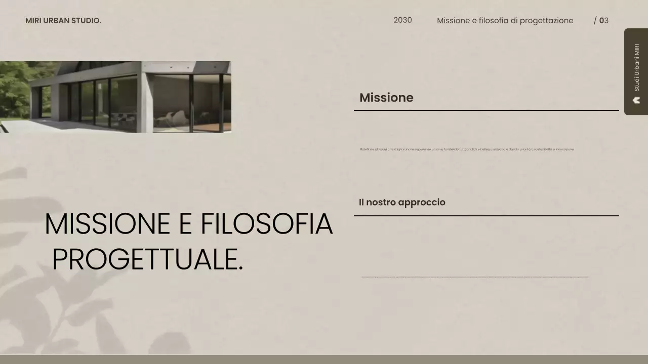 portfolio di architettura moderna grigia