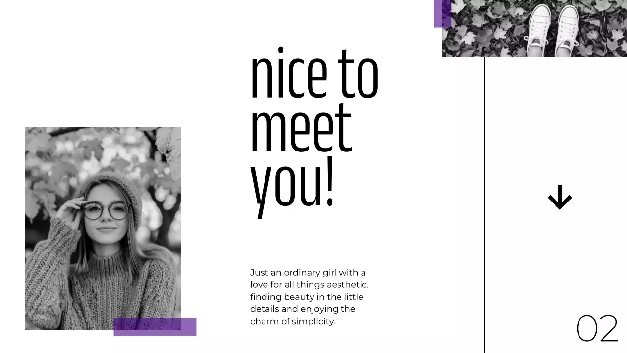 Black Minimalist Portfolio Presentation