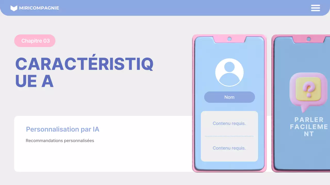 promotion mobile moderne rose