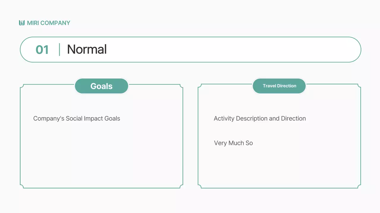 Apresentação de negócios modernos e verdes