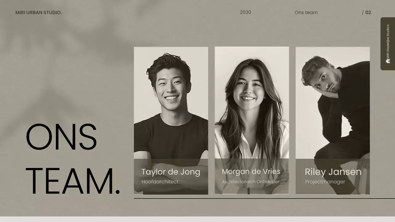 portfolio grijze moderne architectuur