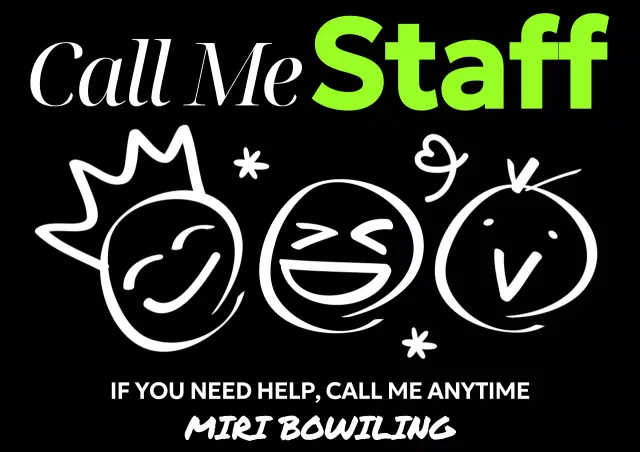 Mempromosikan pengumuman staf dengan ilustrasi yang unik