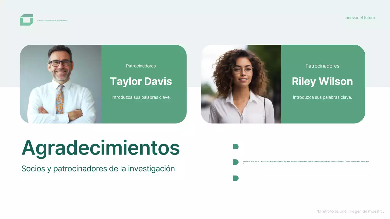 diseño moderno y ecológico para conferencias