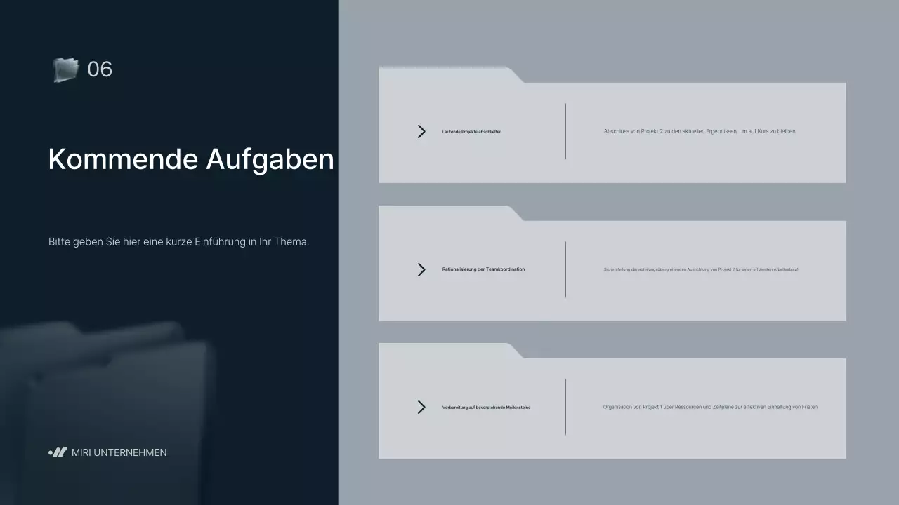 grauer moderner Geschäftsbericht