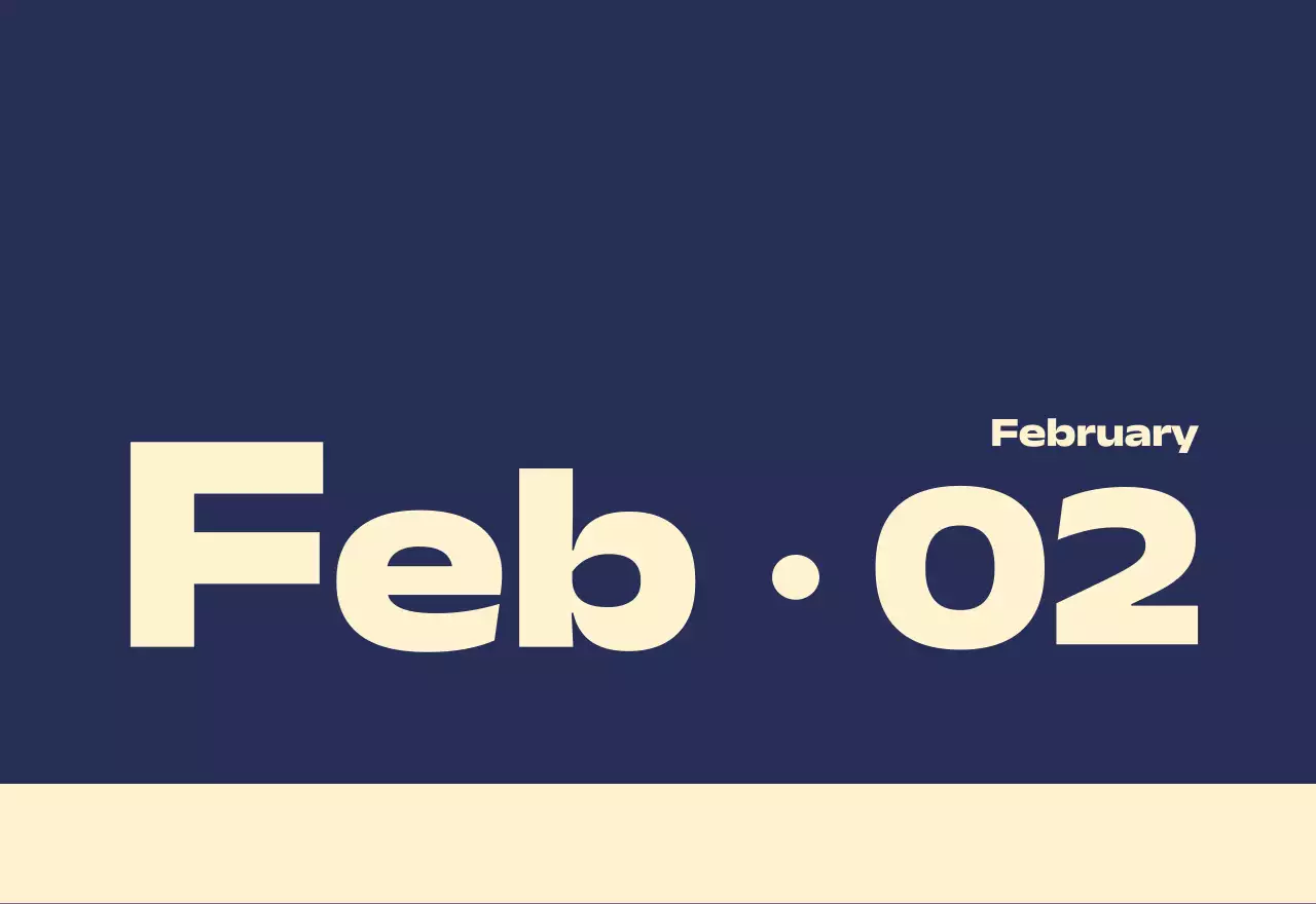 黒と白のスタイリッシュな2025年カレンダー