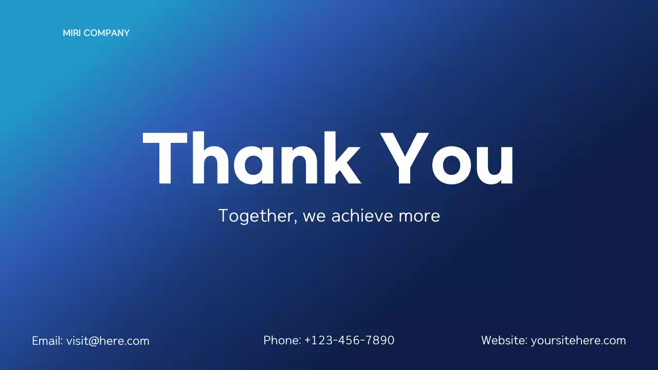 Blue Modern Business Report Presentation