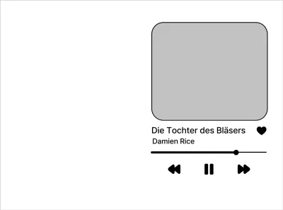 Weiße minimalistische Musik-Merchandise-Artikel