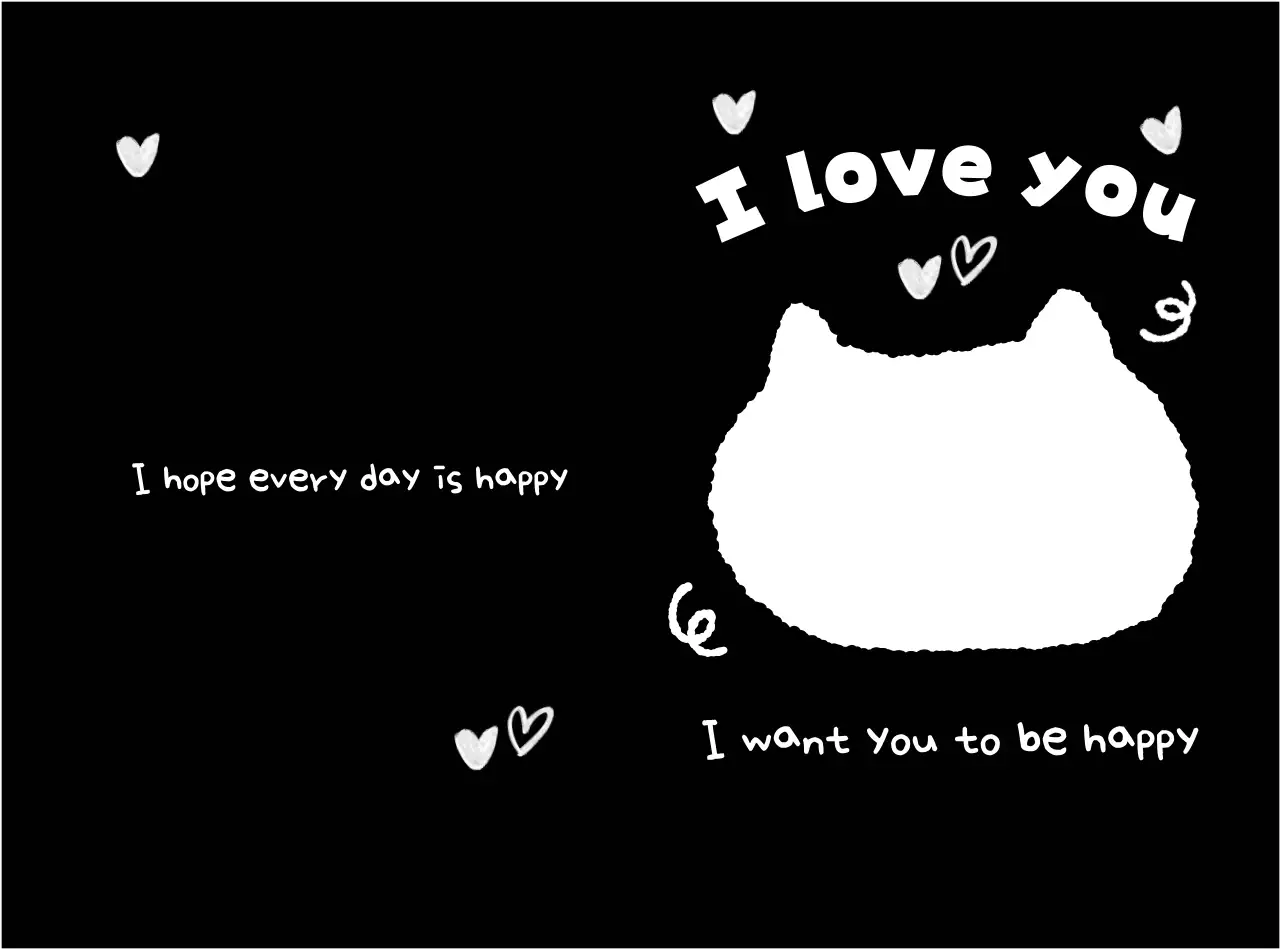 Tempat Kucing Hitam Sederhana