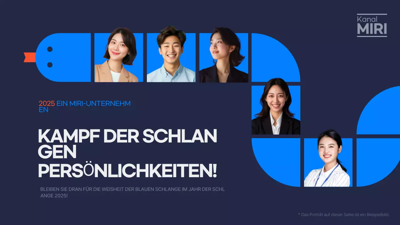 Fördern Sie Ihre blaue moderne Persönlichkeit