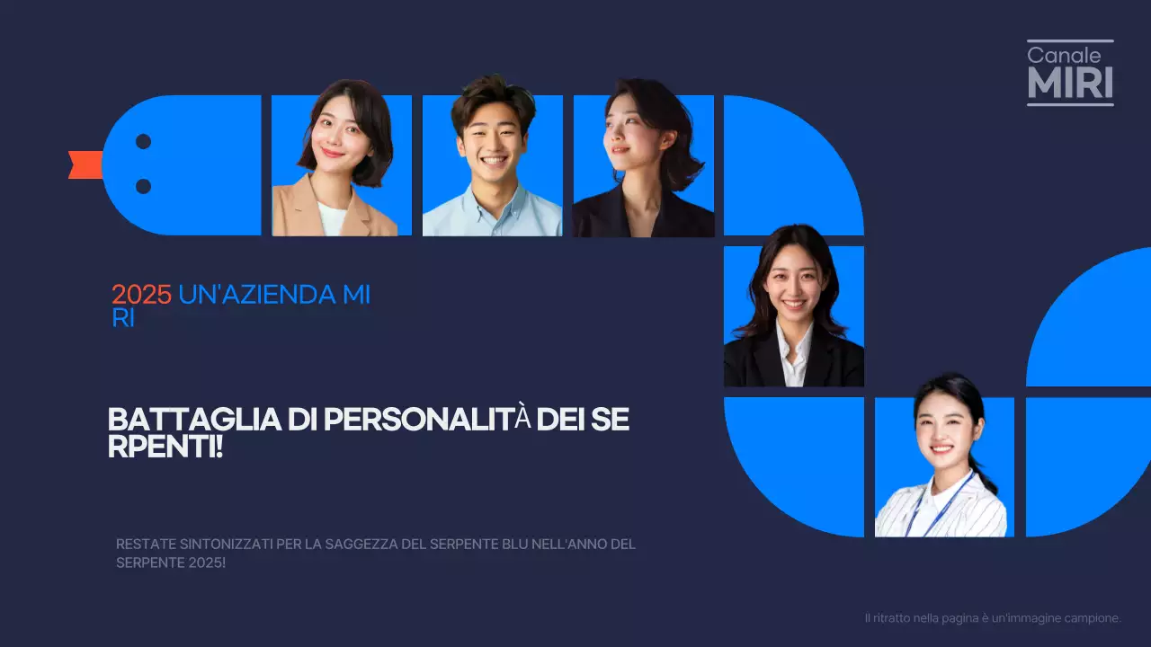 Promuovete il vostro personaggio blu moderno