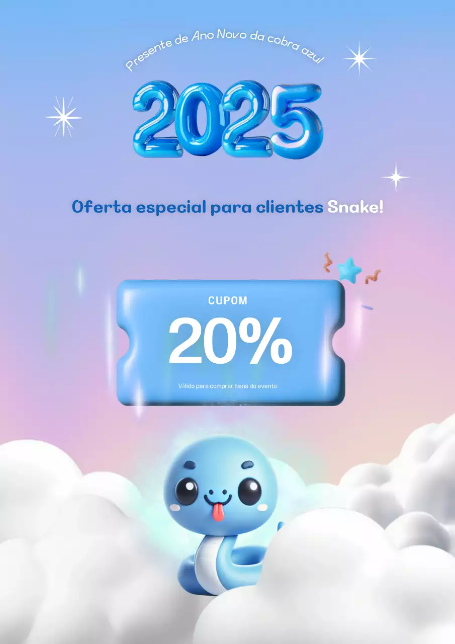 Ofertas de Ano Novo acolhedoras em azul claro