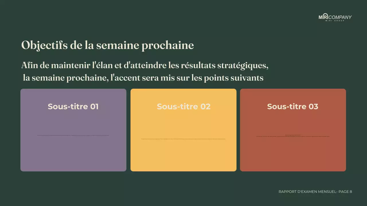 rapport d'activité moderne jaune