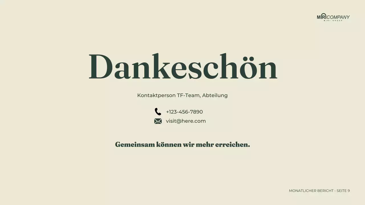 yellow modern business report