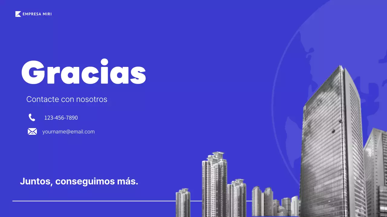 blue modern business report