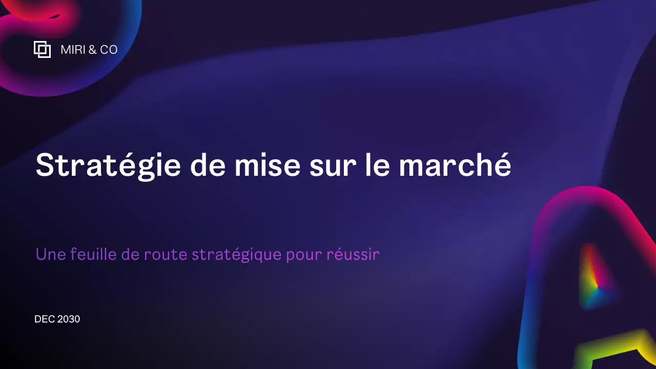 Plan d'affaires moderne pourpre