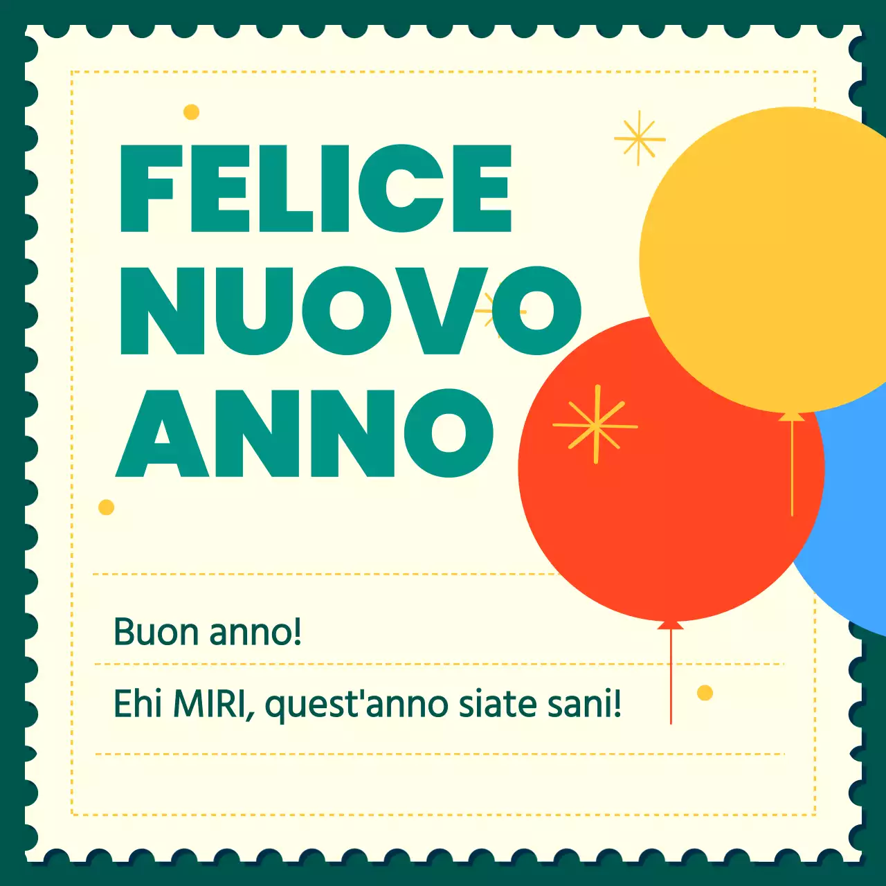 빨강 팝 새해 편지