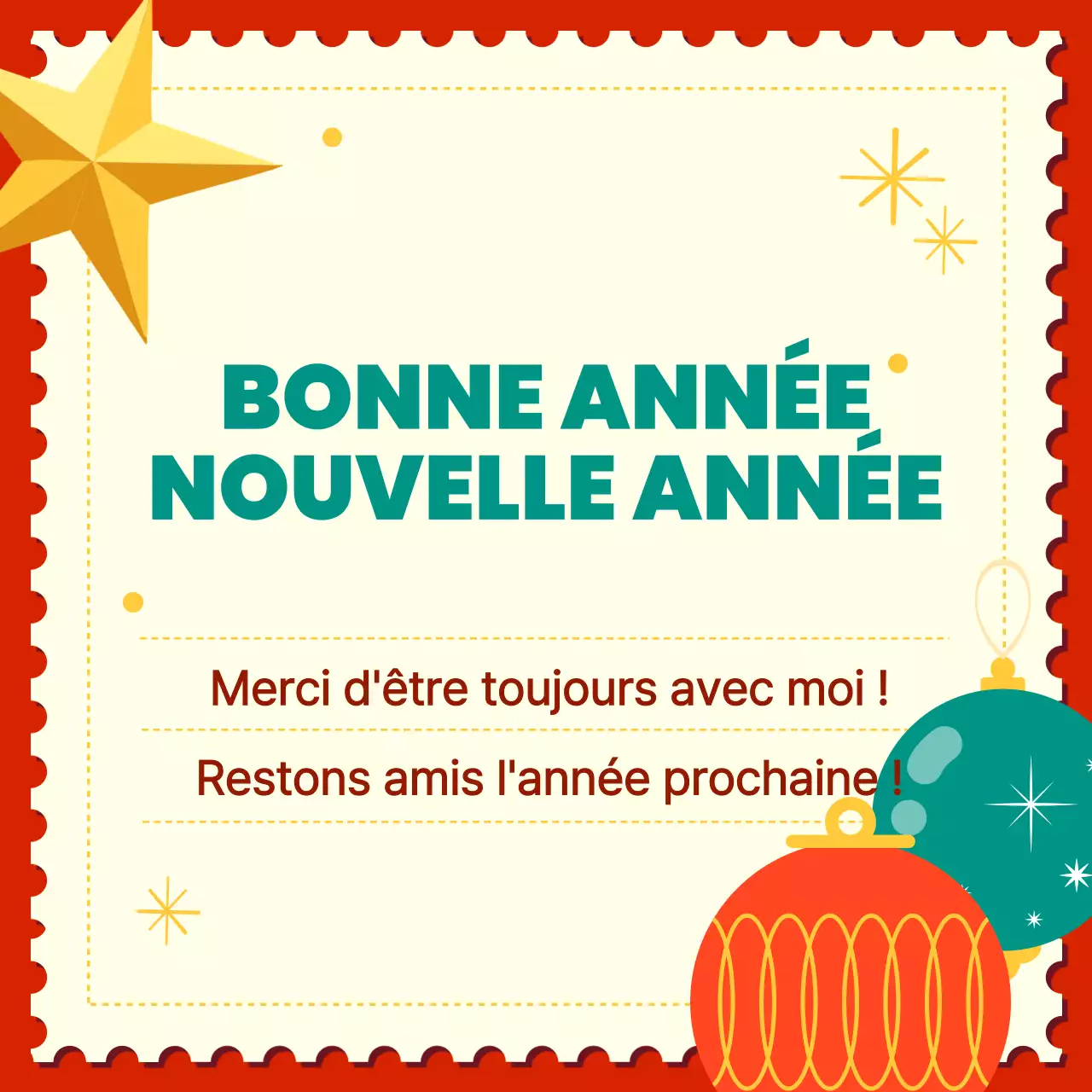 Lettre du Nouvel An de Red Pop