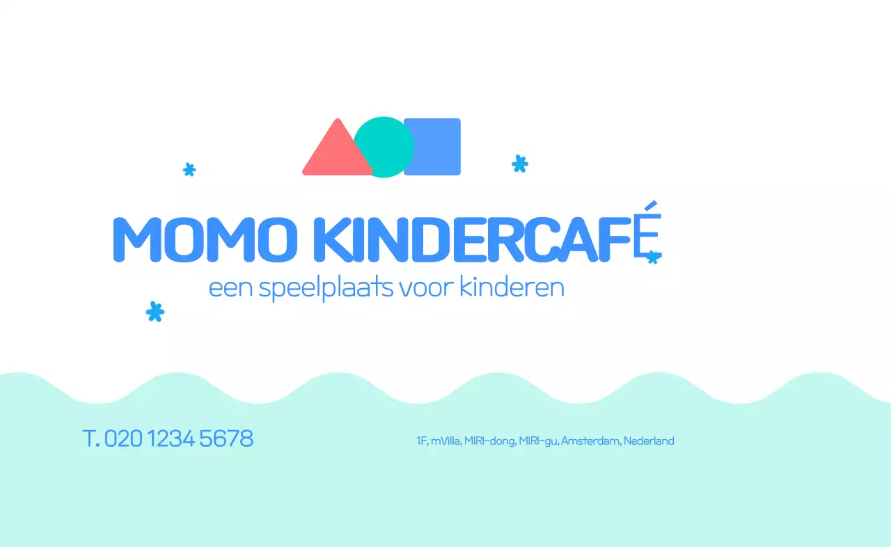 Een kleurrijk en eclectisch kindercafé
