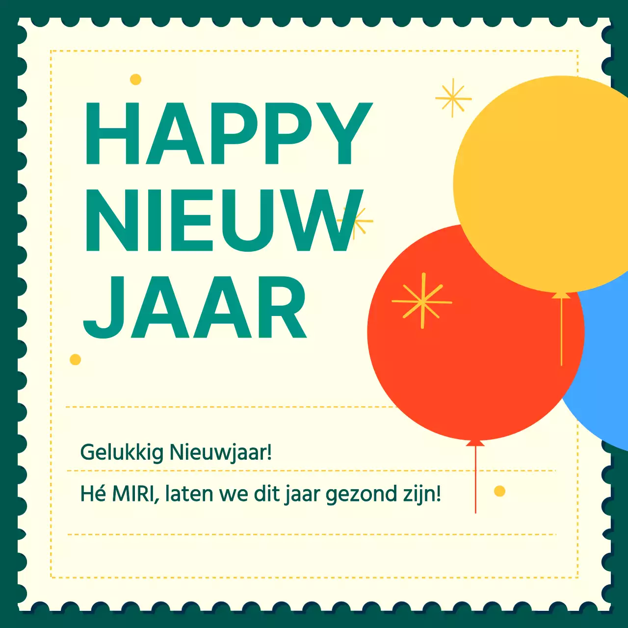 Rode Pop Nieuwjaarsbrief