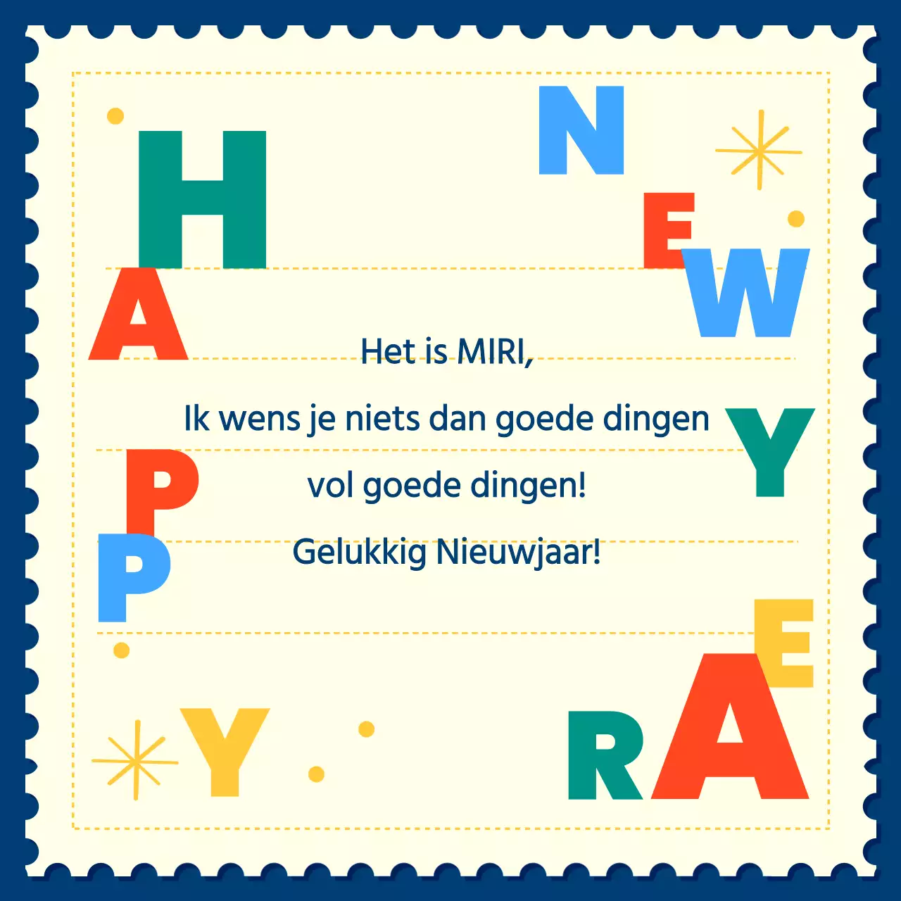 Rode Pop Nieuwjaarsbrief