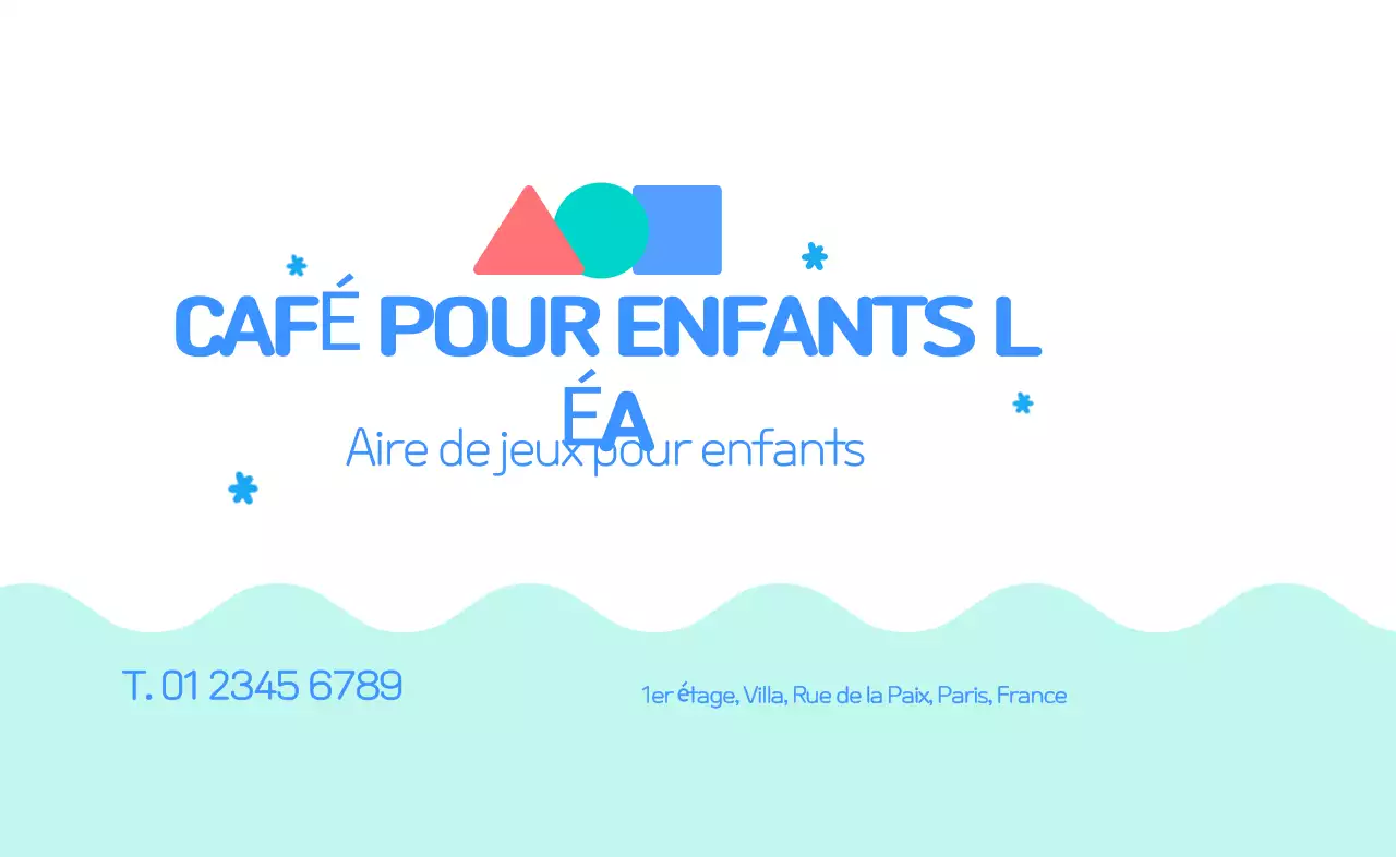 Un café pour enfants coloré et éclectique