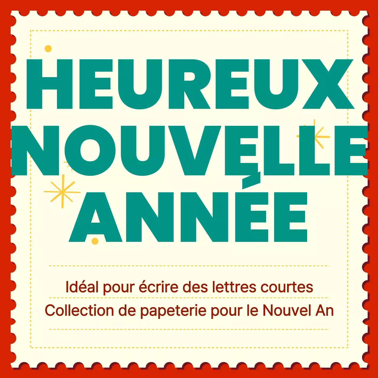 Lettre du Nouvel An de Red Pop