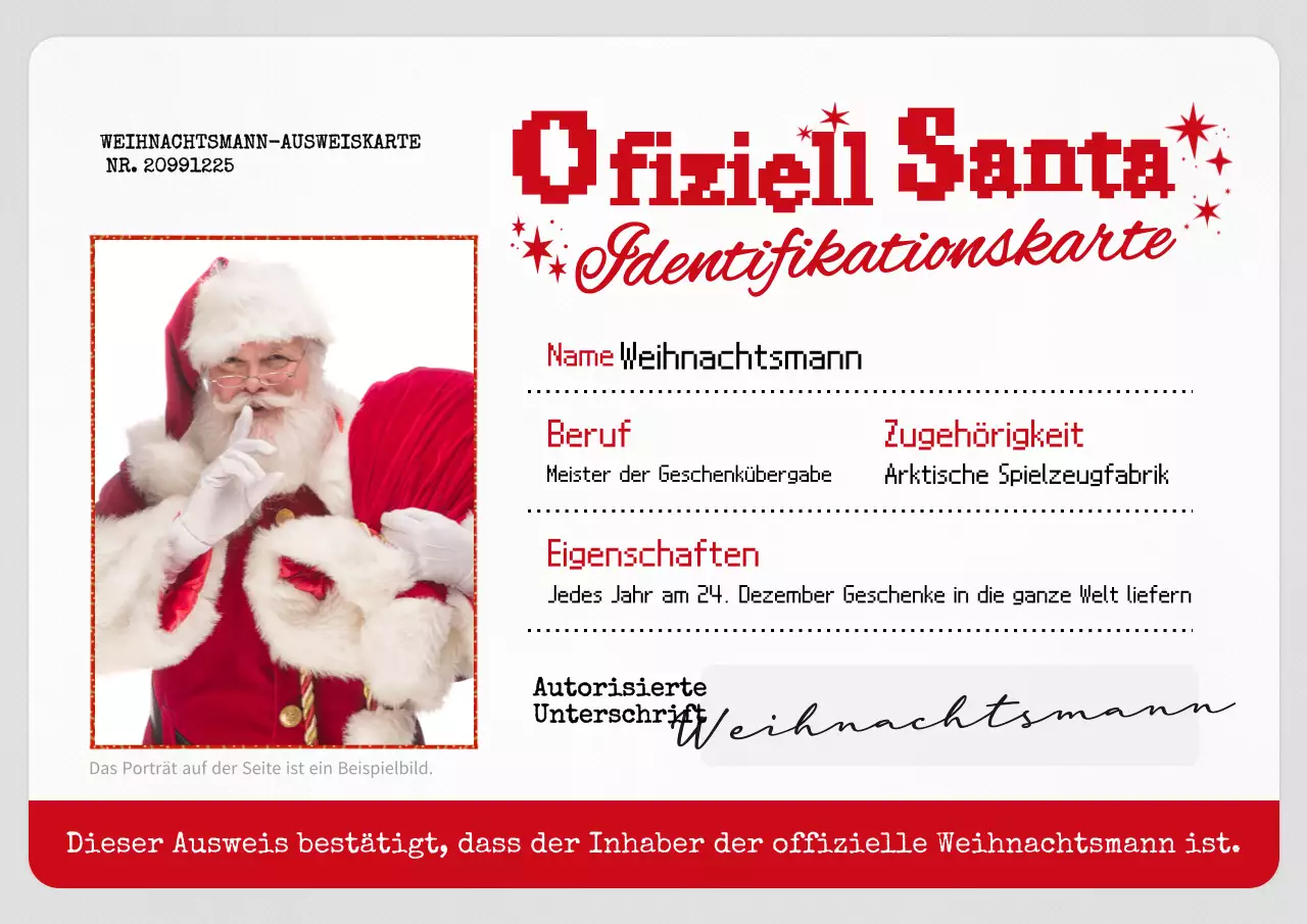 Rote Vintage-Weihnachtskarte