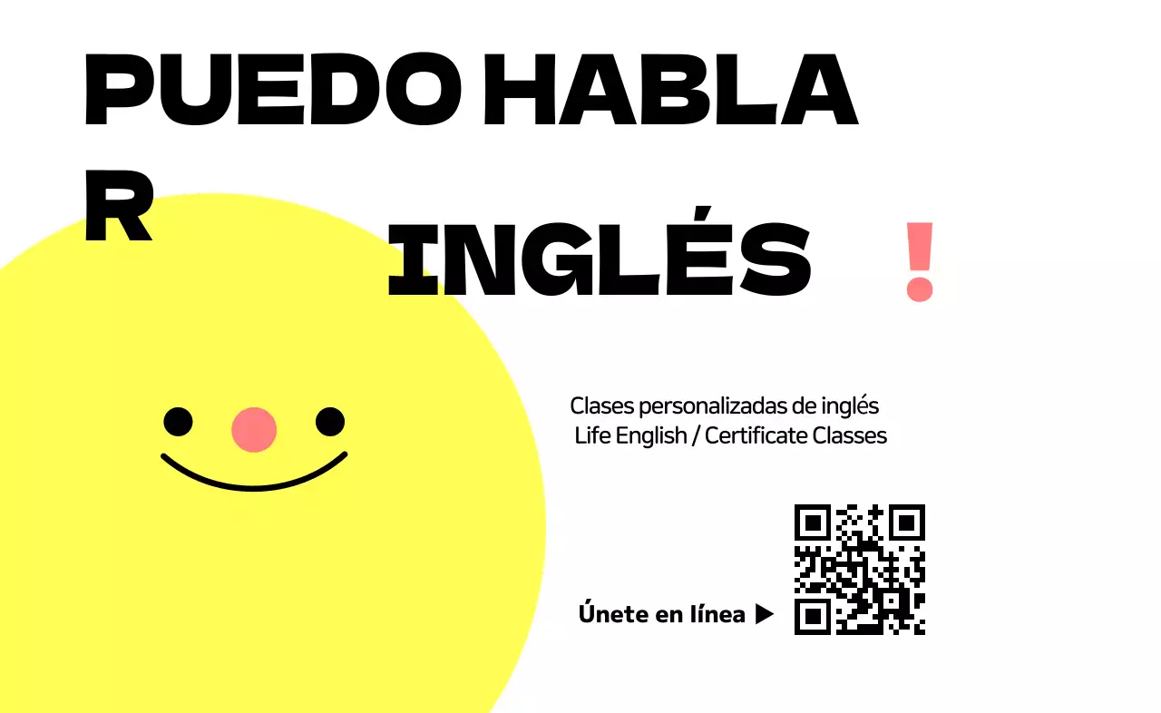 Promover la Educación en Inglés Sencillo Amarillo