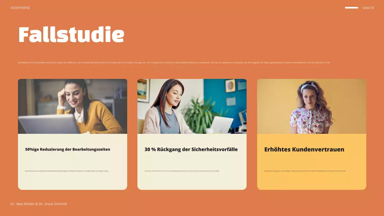 blue modern Konferenzankündigung