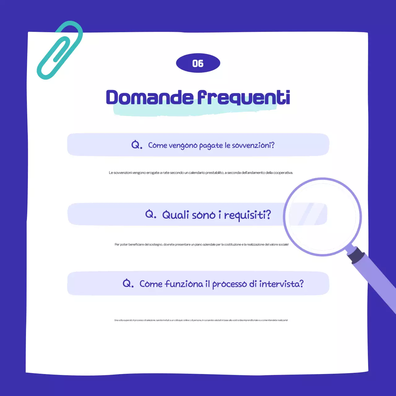 Eventi della Cooperativa Blu