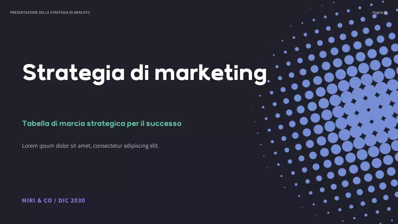 Piano aziendale moderno nero