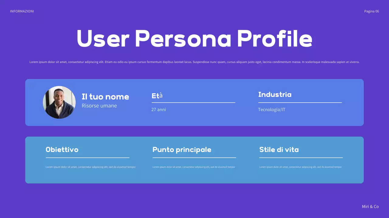 Piano aziendale moderno nero