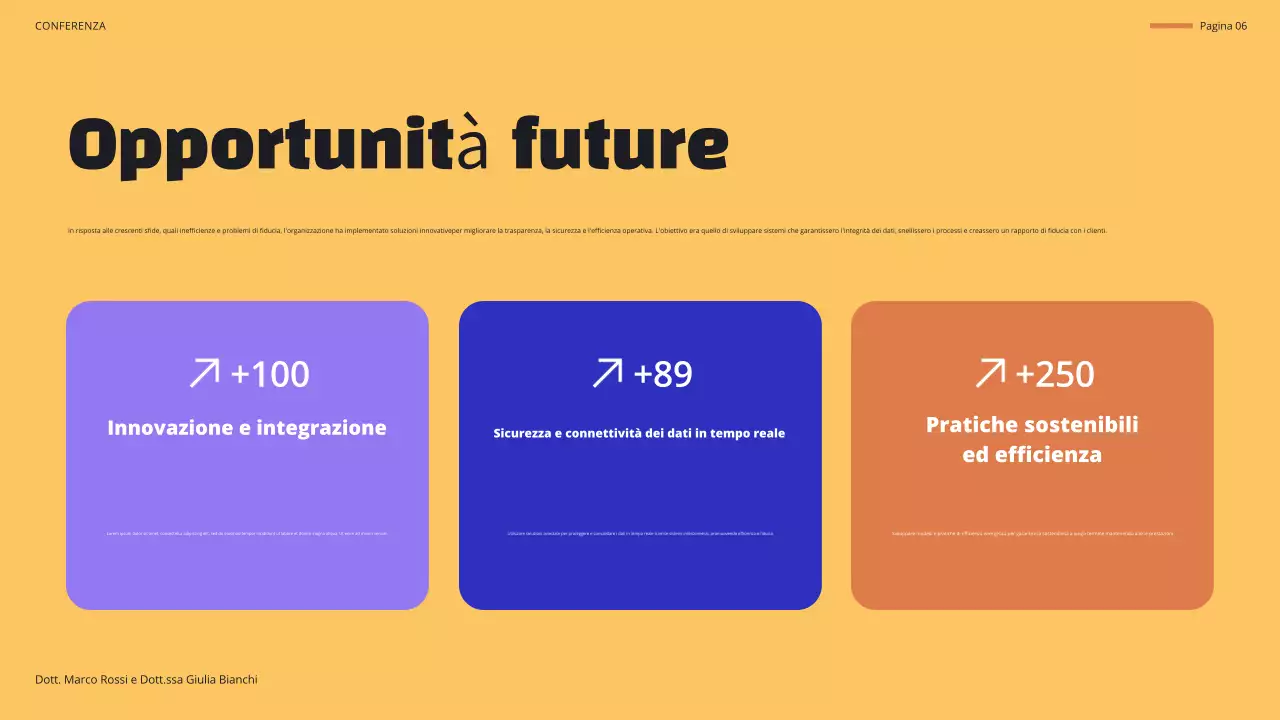 annuncio conferenza blu moderna